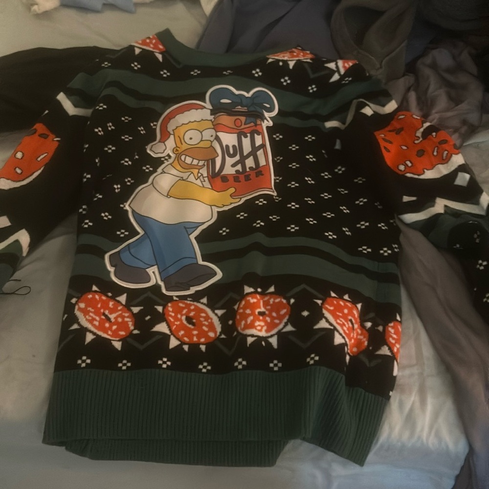 simpson’s ugly christmas sweater
